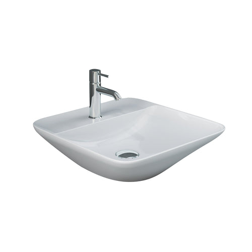 Barclay RAK Variant — Lavabo de Sobreponer Cuadrado de Cerámica · 5-541WH — imagen 2
