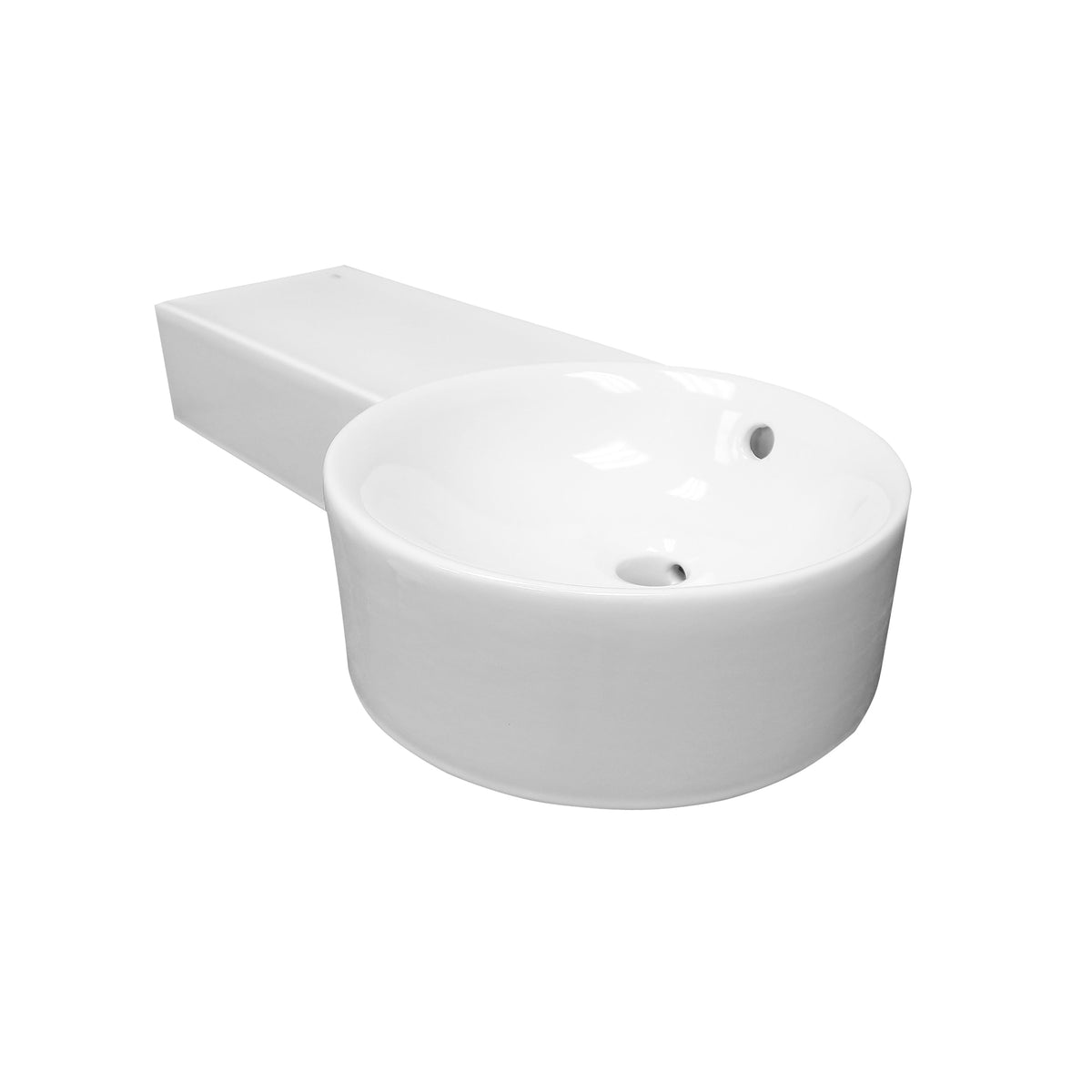 Barclay RAK Petit — Lavabo de Pared Redondo de Fireclay — imagen 7
