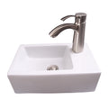 Barclay Avilla — Lavabo de Pared Rectangular de Cerámica — imagen 1