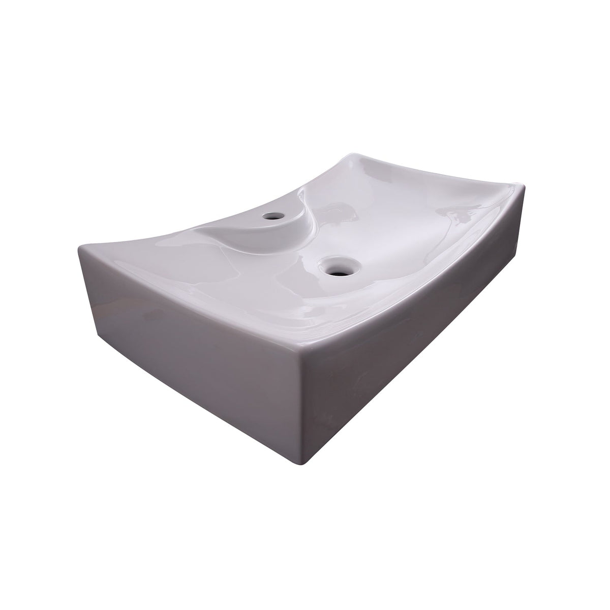 Barclay Chalmers — Lavabo de Pared Rectangular de Cerámica — imagen 2