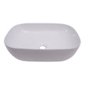 Barclay Shasta 18" — Lavabo de Sobreponer Rectangular de Cerámica — imagen 1