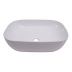 Barclay Shasta 18" — Lavabo de Sobreponer Rectangular de Cerámica — imagen 1