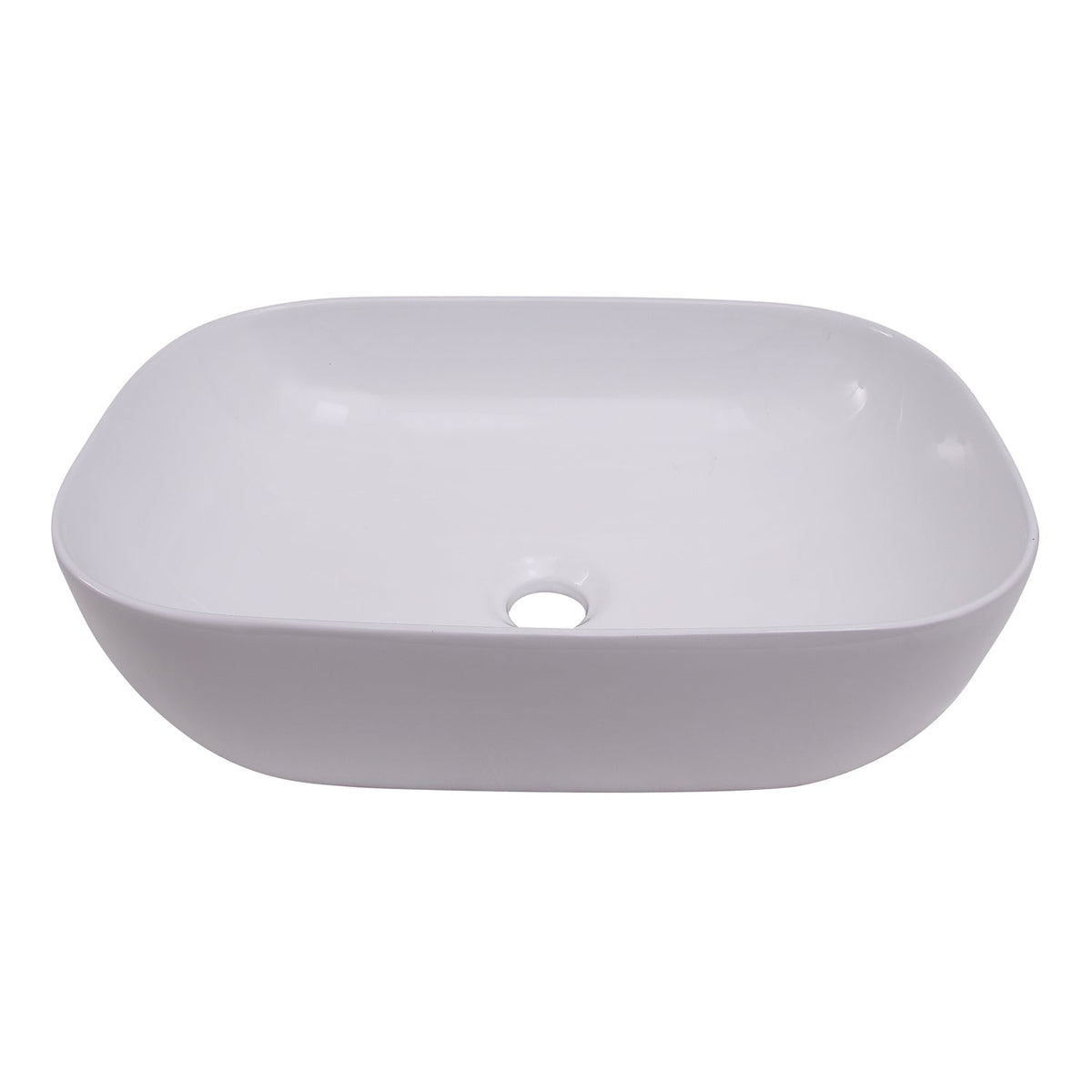 Barclay Shasta 18" — Lavabo de Sobreponer Rectangular de Cerámica — imagen 1