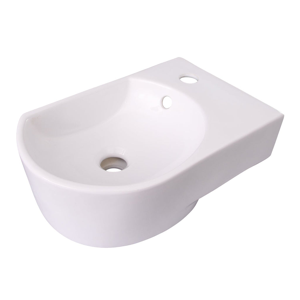 Barclay Ambia 16" — Lavabo de Pared de Cerámica — imagen 1