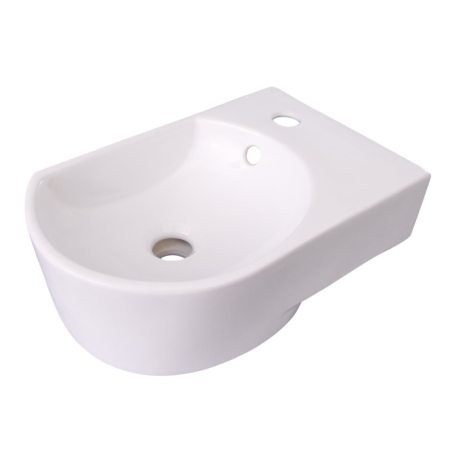 Barclay Ambia 16" — Lavabo de Pared de Cerámica — imagen 1
