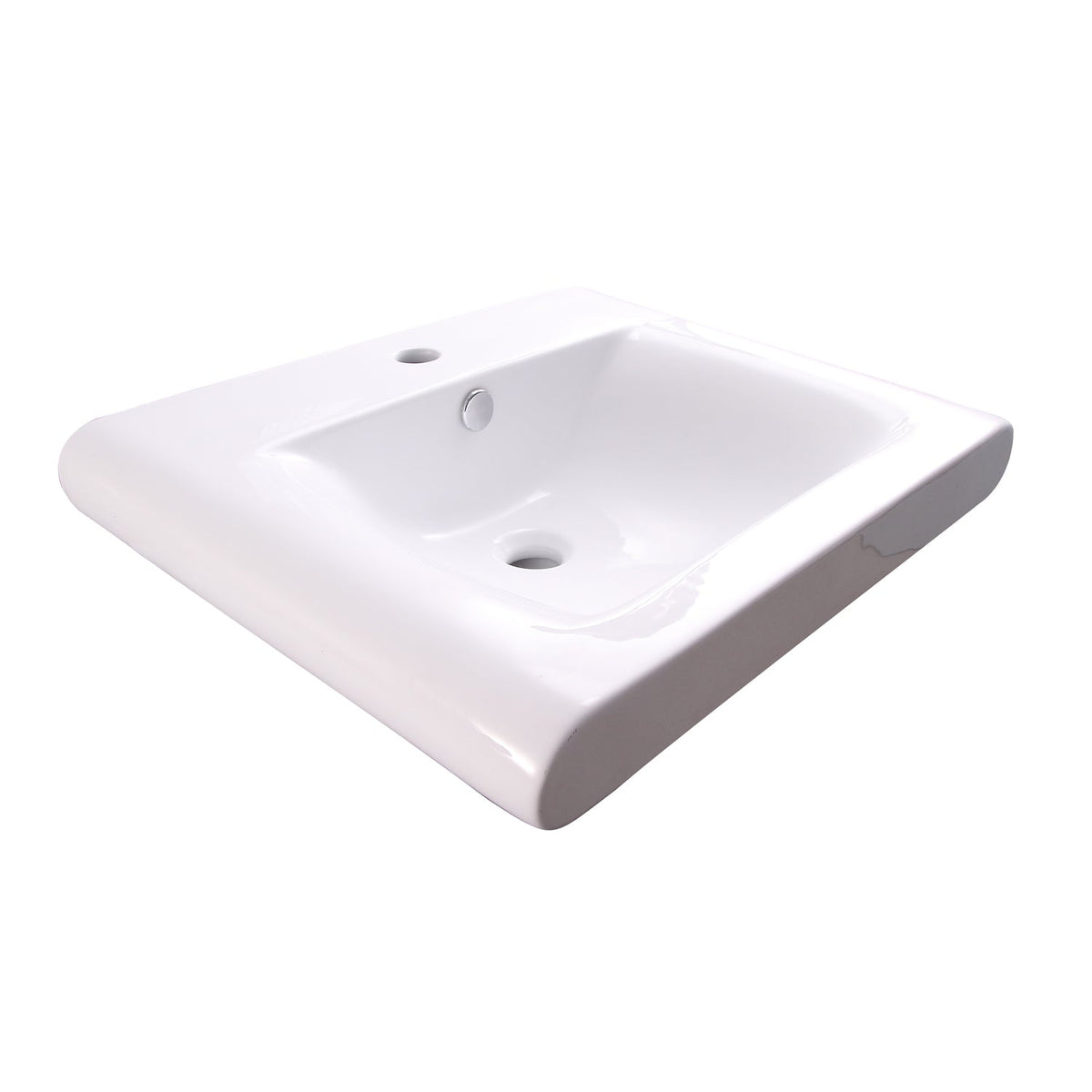 Barclay Thad — Lavabo de Pared Rectangular de Cerámica — imagen 2