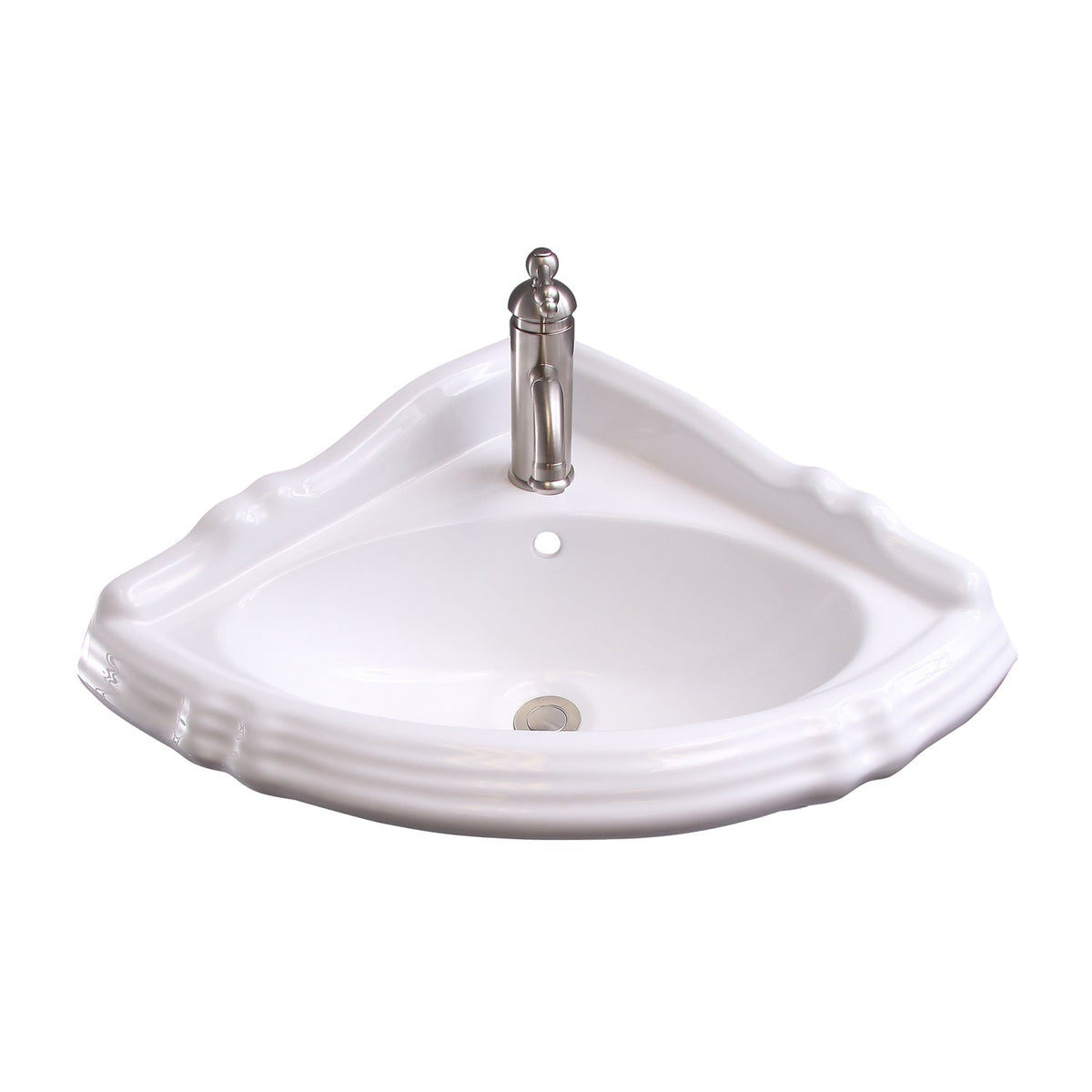 Barclay Ethan — Lavabo Esquinero de Pared de Cerámica — imagen 1