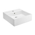 Barclay Nova — Lavabo de Sobreponer Cuadrado de Fireclay — imagen 1