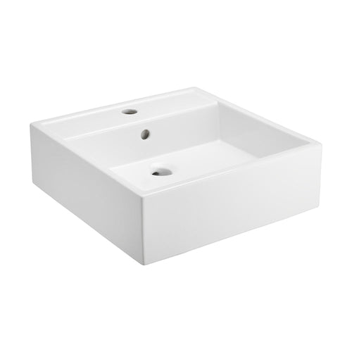 Barclay Nova — Lavabo de Sobreponer Cuadrado de Fireclay — imagen 1