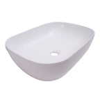Barclay Shasta 18" — Lavabo de Sobreponer Rectangular de Cerámica — imagen 2