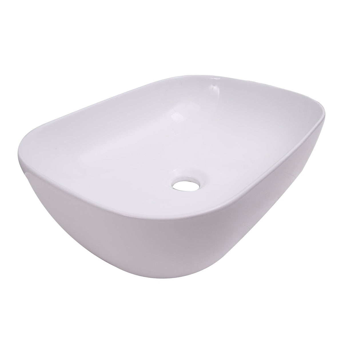 Barclay Shasta 18" — Lavabo de Sobreponer Rectangular de Cerámica — imagen 2