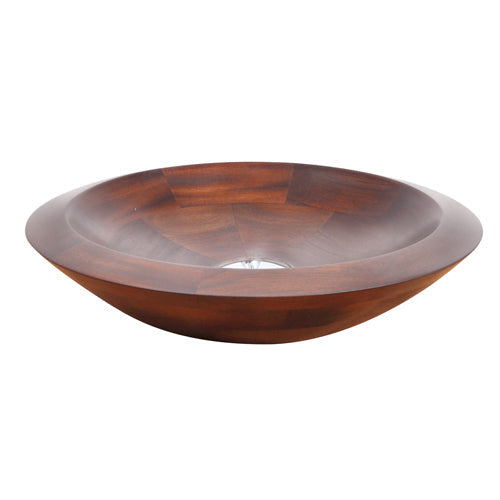 Barclay Lutari — Lavabo de Sobreponer Redondo de Madera — imagen 2