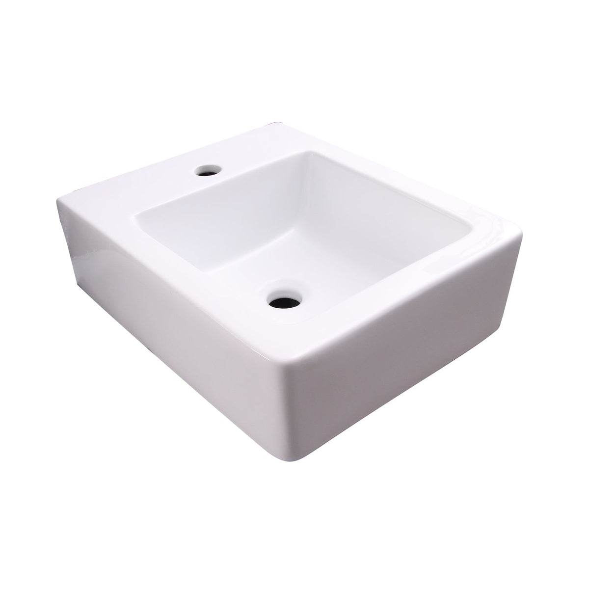 Barclay Grabil — Lavabo de Pared Rectangular de Cerámica — imagen 2