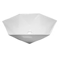 Barclay Angie 21" Hexagon — Lavabo de Sobreponer de Cerámica — imagen 1