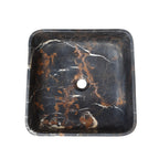 Barclay Maxton 15" — Lavabo de Sobreponer Cuadrado de Mármol — imagen 2