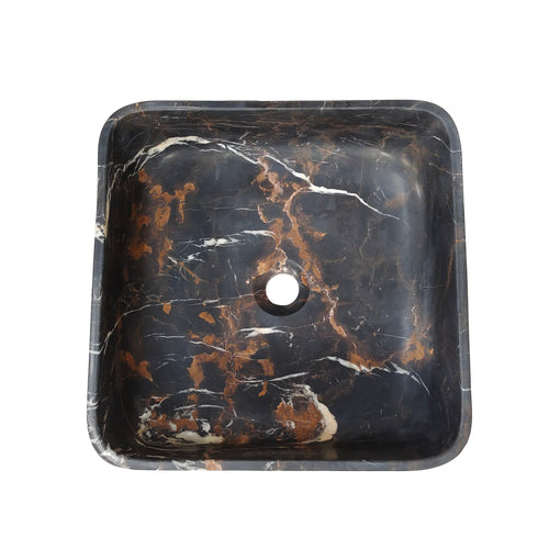 Barclay Maxton 15" — Lavabo de Sobreponer Cuadrado de Mármol — imagen 2