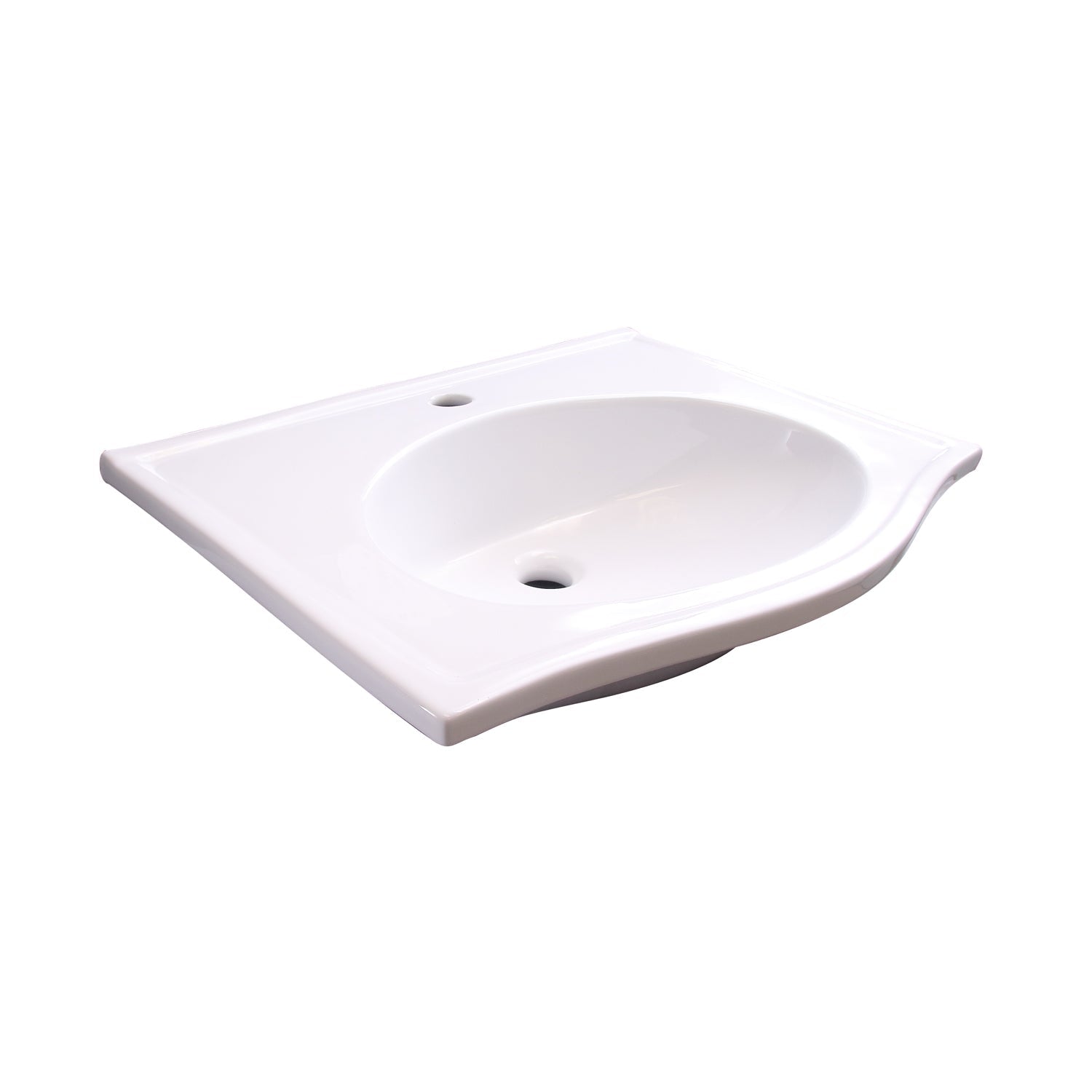 Barclay Carlisle 25" — Lavabo de Pared Rectangular de Cerámica — imagen 2