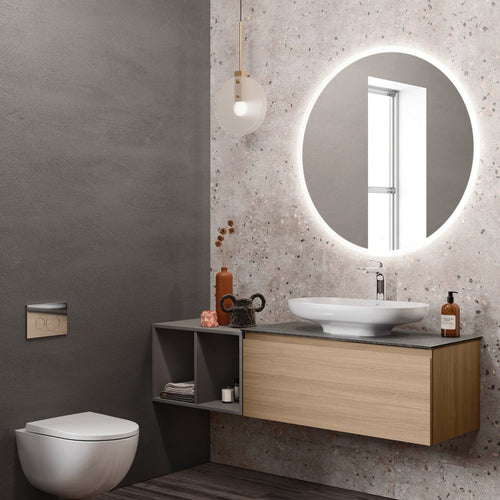 Barclay RAK Des 27" — Lavabo de Sobreponer Oval de Fireclay — imagen 1