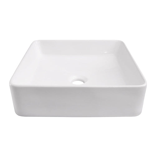 Barclay Lauer — Lavabo de Sobreponer Cuadrado de Cerámica — imagen 1