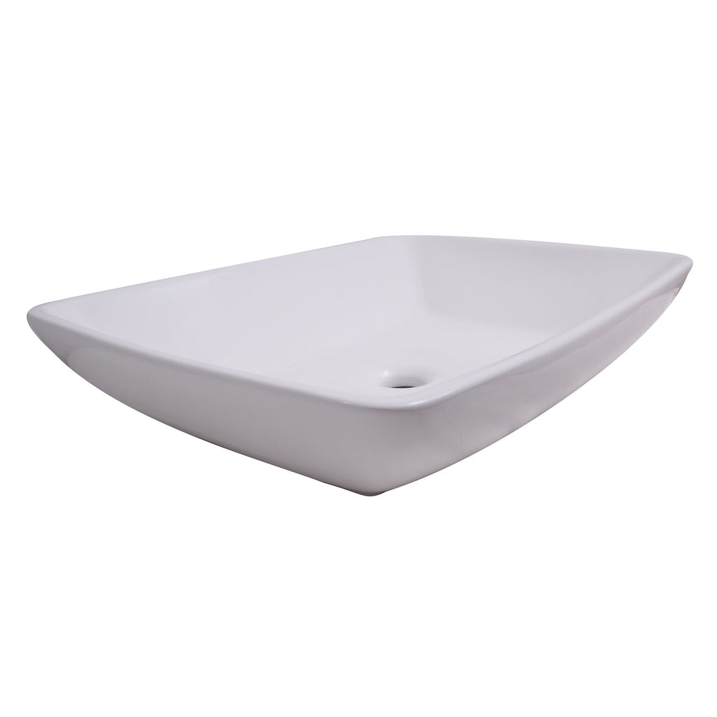 Barclay Carlos 23" — Lavabo de Sobreponer Rectangular de Cerámica — imagen 2