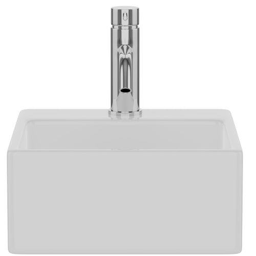 Barclay Mini Nova — Lavabo de Pared Cuadrado de Fireclay — imagen 2