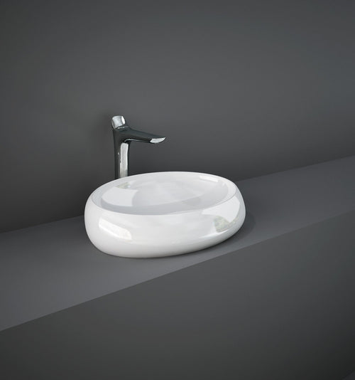 Barclay RAK Cloud — Lavabo de Sobreponer Oval de Cerámica — imagen 1