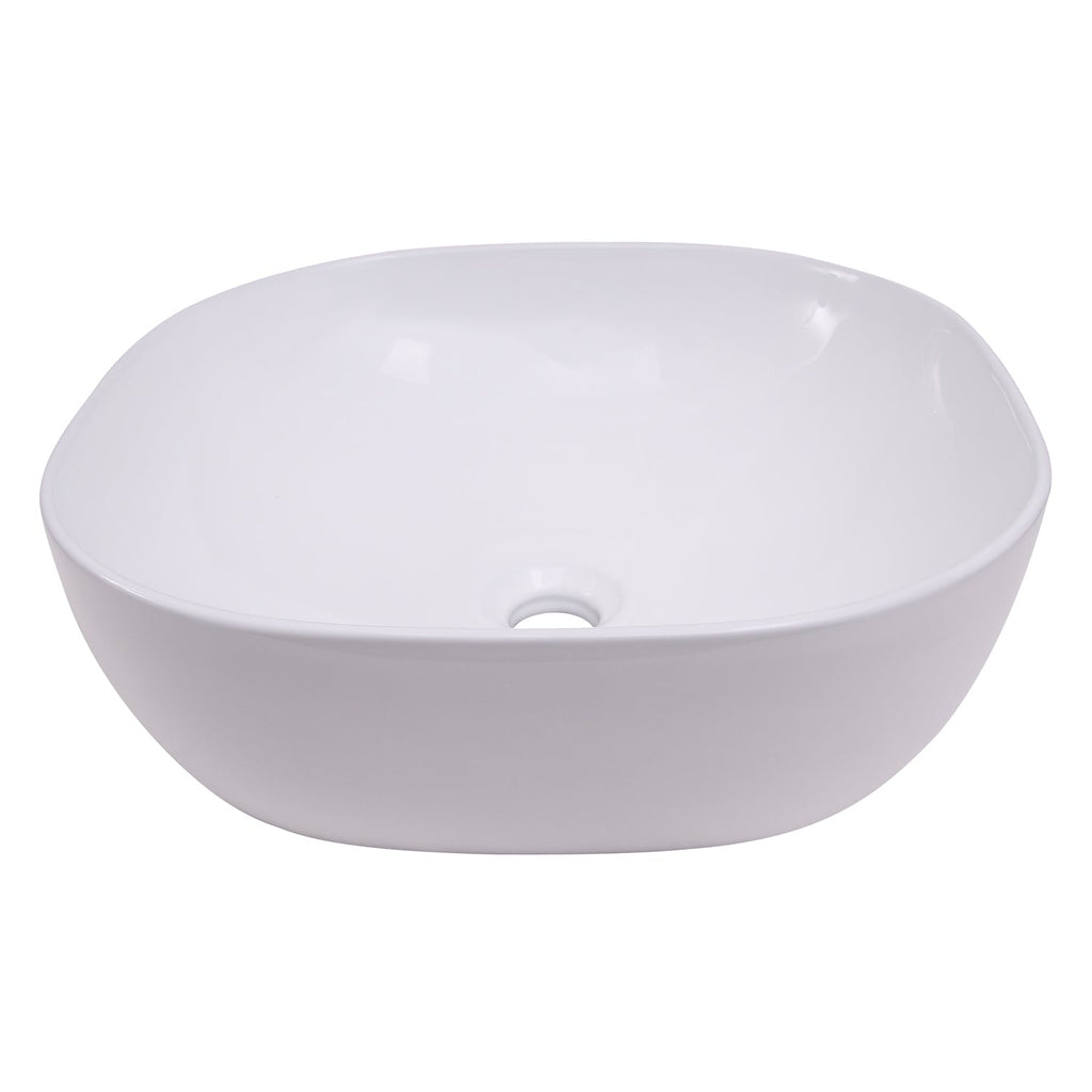 Barclay Shasta 17" — Lavabo de Sobreponer Cuadrado de Cerámica — imagen 1