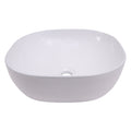 Barclay Shasta 17" — Lavabo de Sobreponer Cuadrado de Cerámica — imagen 1