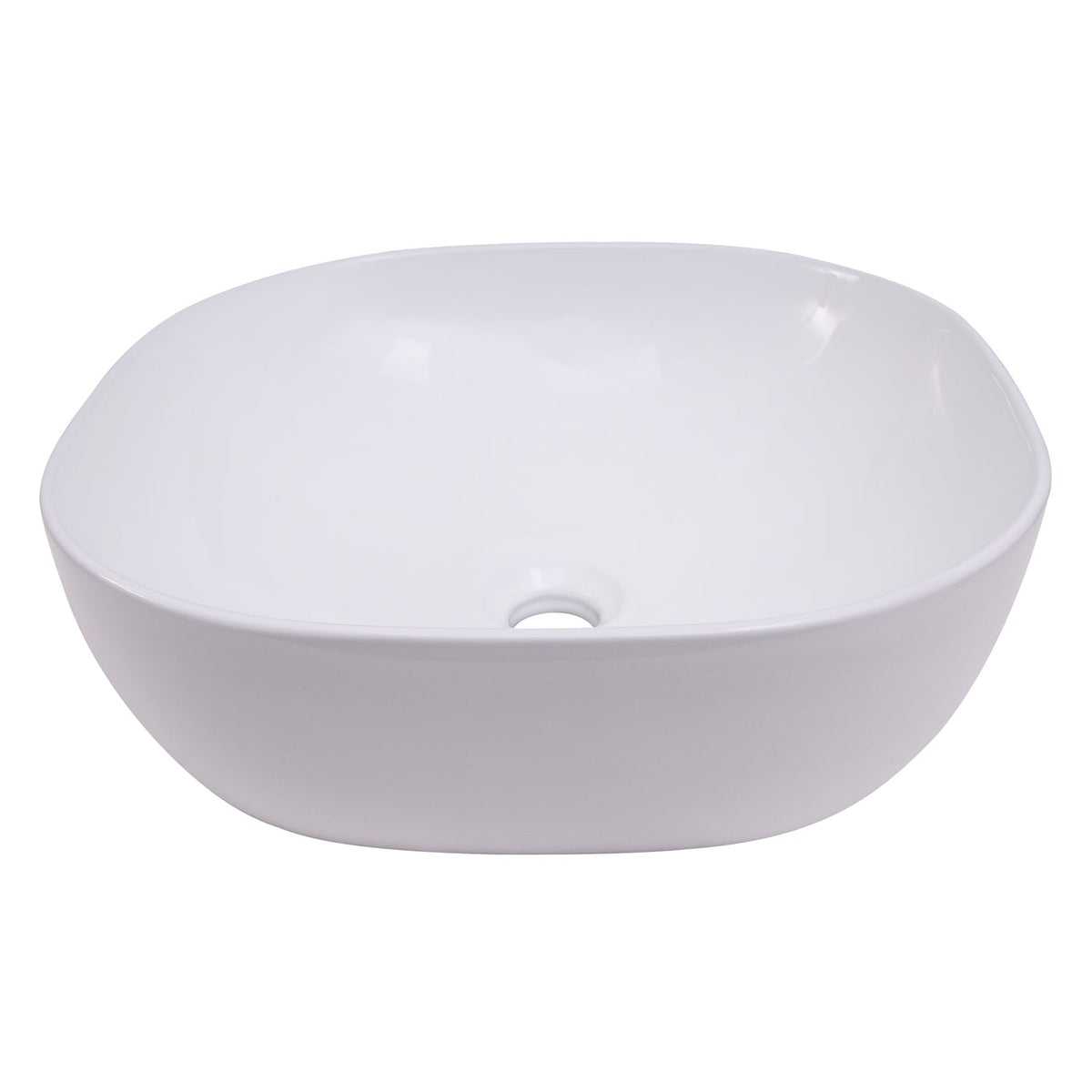 Barclay Shasta 17" — Lavabo de Sobreponer Cuadrado de Cerámica — imagen 1