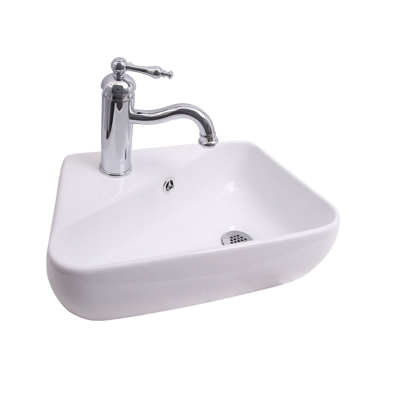 Barclay Coco — Lavabo de Pared Rectangular de Cerámica — imagen 1