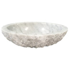 Barclay Bonette Chiseled — Lavabo de Sobreponer Oval de Mármol — imagen 1