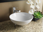 Barclay Diana — Lavabo de Sobreponer Redondo de Fireclay — imagen 3