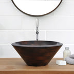 Barclay Catali — Lavabo de Sobreponer Cónico de Madera — imagen 6