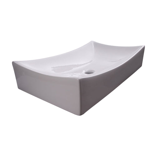 Barclay Porter — Lavabo de Sobreponer Rectangular de Cerámica — imagen 2