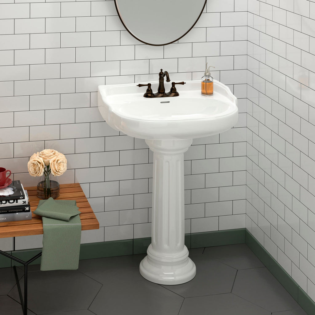 Barclay Victoria — Lavabo con Pedestal de Cerámica — imagen 3