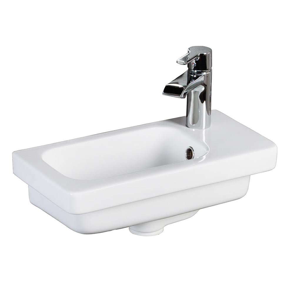 Barclay Resort 450 — Lavabo de Pared Rectangular de Cerámica — imagen 1