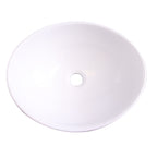 Barclay Trina Basin 15-3/8" — Lavabo de Sobreponer Oval de Cerámica — imagen 3
