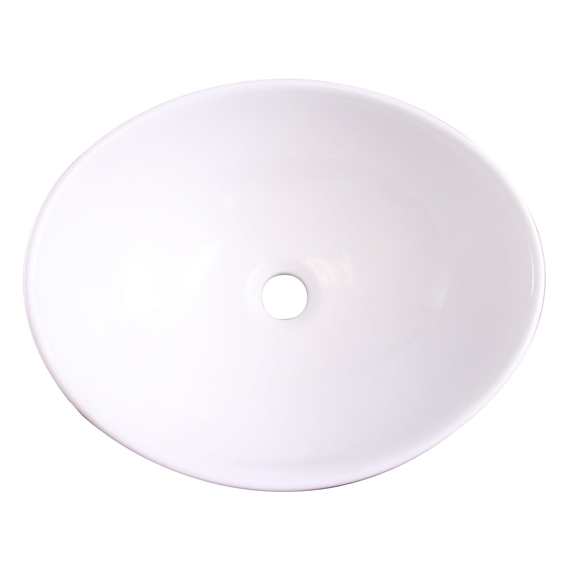 Barclay Trina Basin 15-3/8" — Lavabo de Sobreponer Oval de Cerámica — imagen 3
