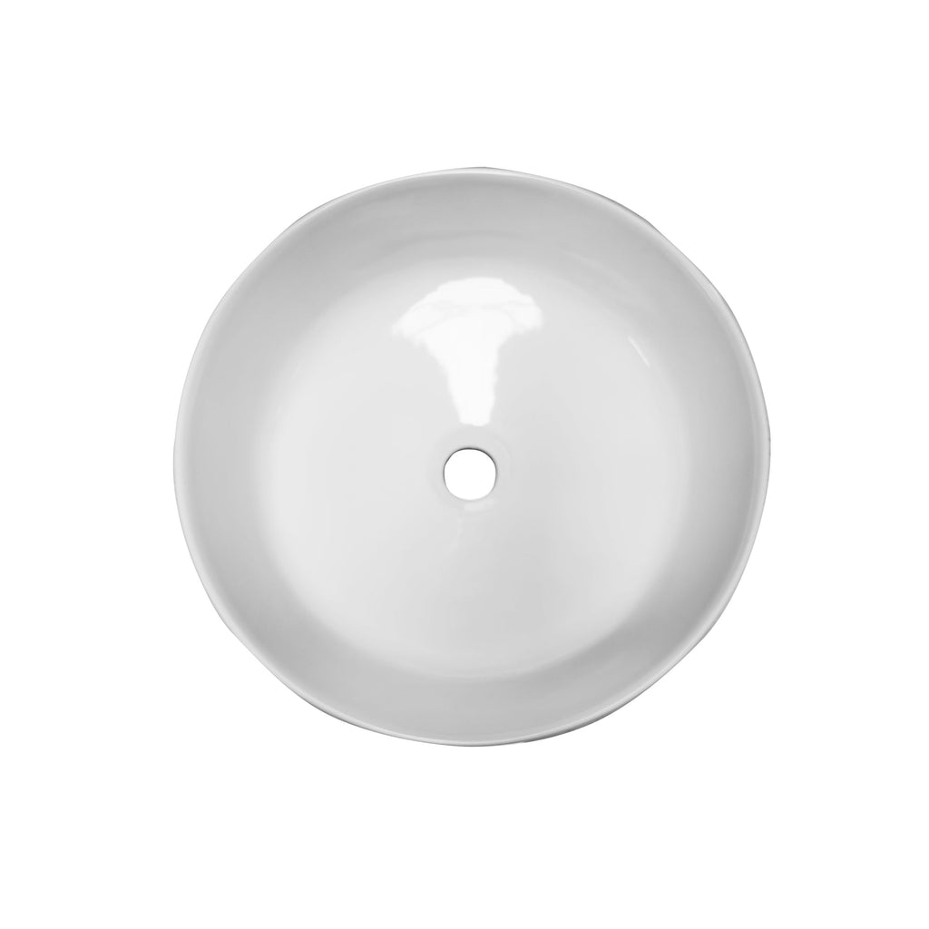 Barclay Andelle 16" — Lavabo de Sobreponer Redondo de Cerámica — imagen 2