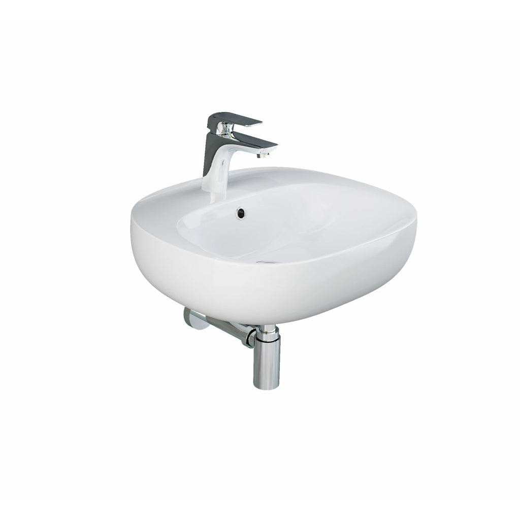 Barclay RAK Illusion 500 — Lavabo de Pared Oval de Cerámica — imagen 2