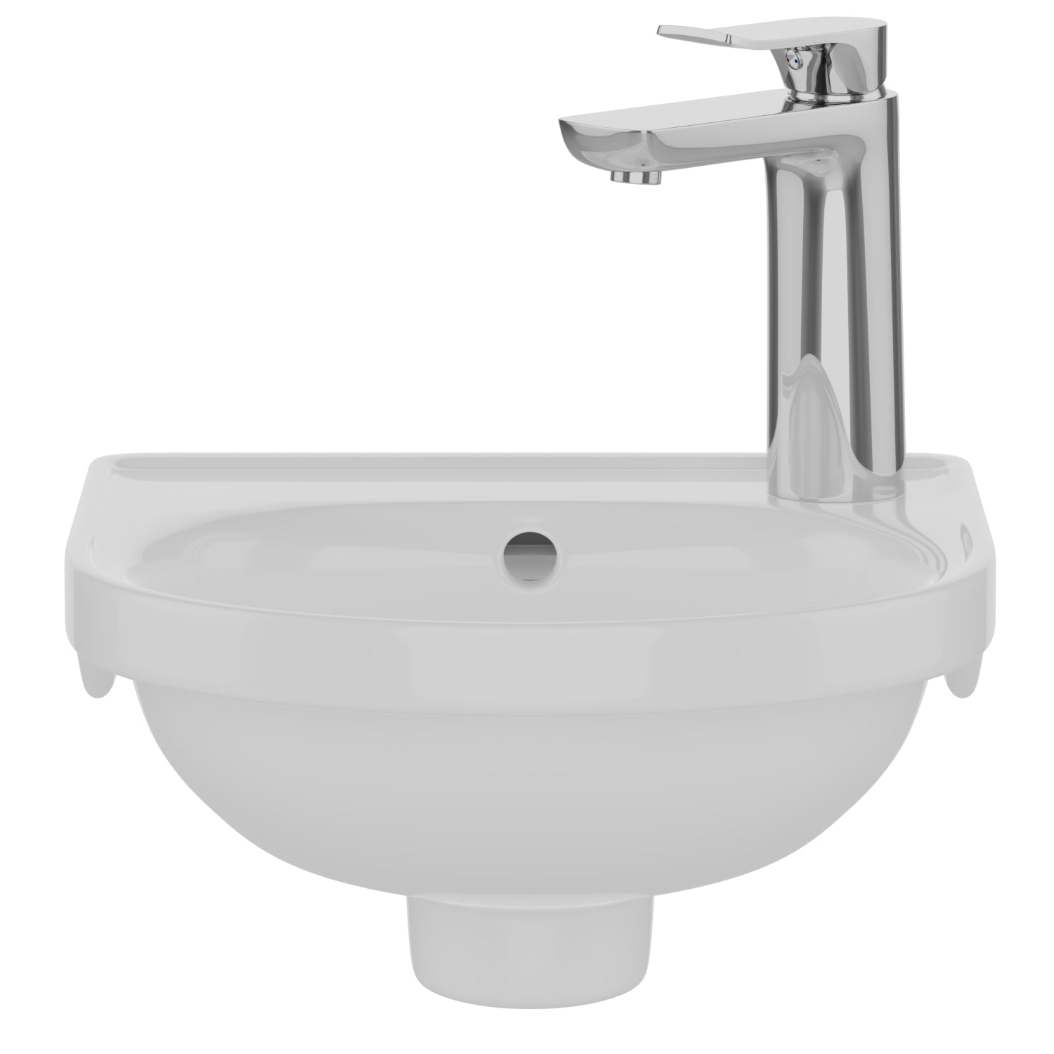 Barclay Tina — Lavabo de Pared de Cerámica — imagen 3