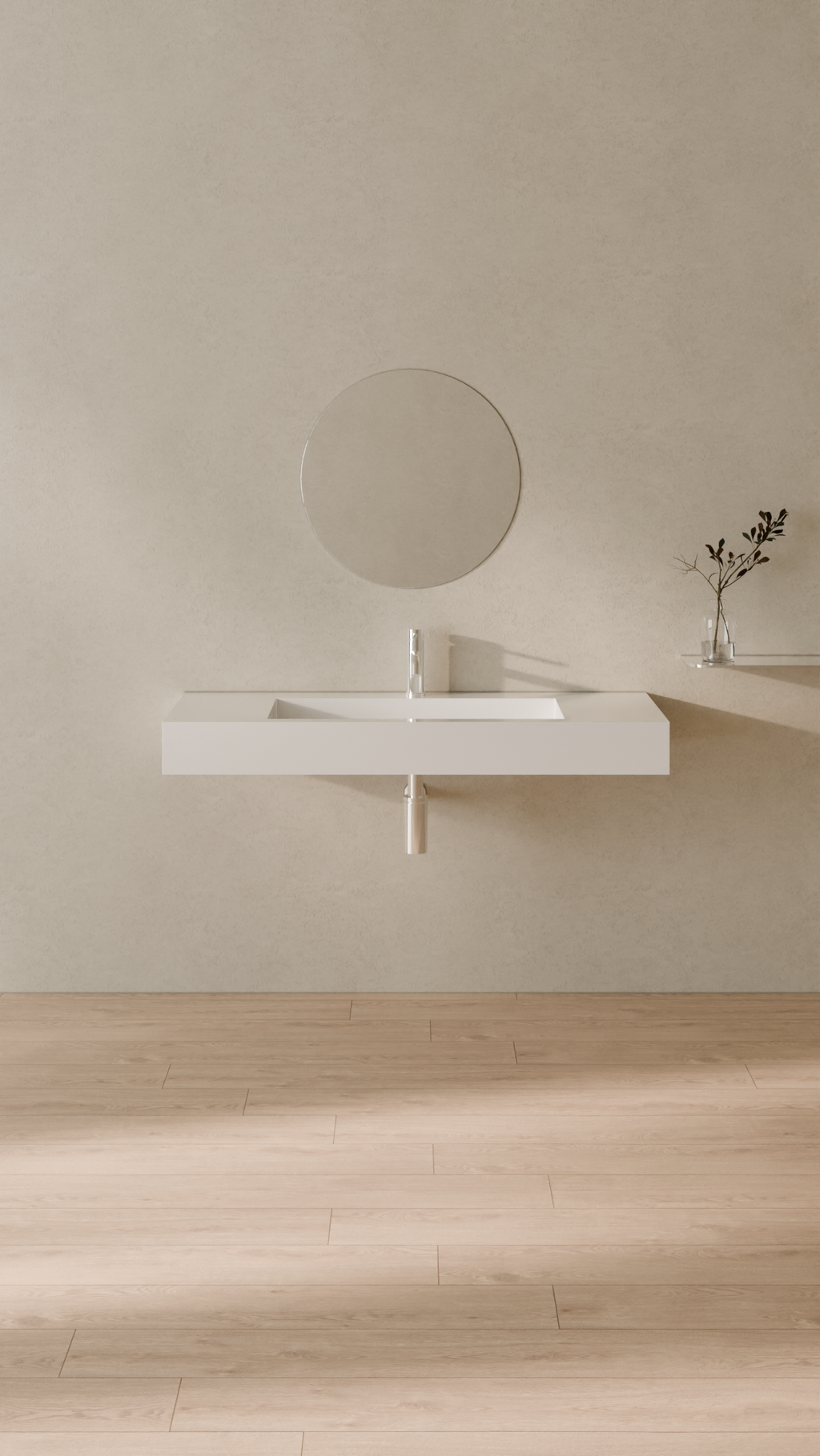 Badeloft Lavabo de Pared WT-03