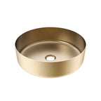 Barclay Kana 15" Steel — Lavabo de Sobreponer Redondo de Acero Inoxidable — imagen 6