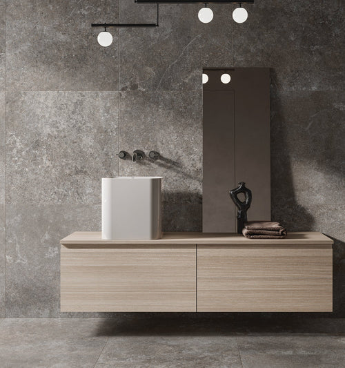 Barclay RAK Petit 14" — Lavabo de Sobreponer Cuadrado de Fireclay — imagen 1