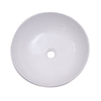 Barclay Shasta 16" — Lavabo de Sobreponer Redondo de Cerámica · 4-432WH — imagen 2
