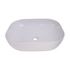 Barclay Kendra 18" — Lavabo de Sobreponer Rectangular de Cerámica — imagen 1