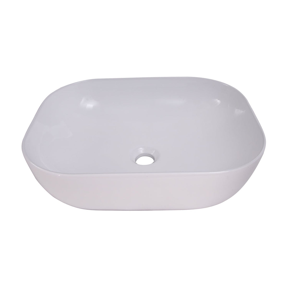 Barclay Kendra 18" — Lavabo de Sobreponer Rectangular de Cerámica — imagen 1