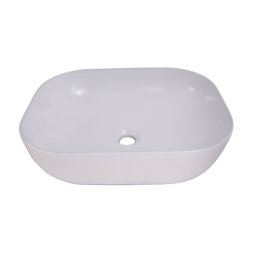Barclay Kendra 18" — Lavabo de Sobreponer Rectangular de Cerámica — imagen 1