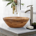 Barclay Corcora — Lavabo de Sobreponer Redondo de Madera — imagen 4
