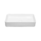 Barclay Asa 26" — Lavabo de Sobreponer Rectangular de Cerámica — imagen 3